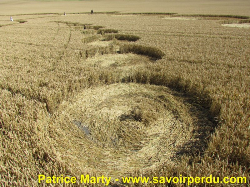 Etchilhampton (2), Wiltshire crop circle, aerial photo 60